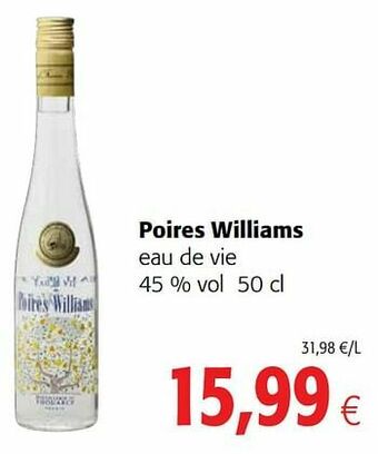 Poires williams eau de vie