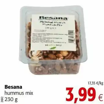 Colruyt Besana hummus mix aanbieding