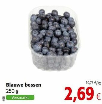 Colruyt Blauwe bessen aanbieding