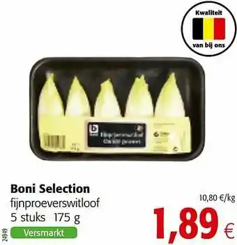 Colruyt Boni selection fijnproeverswitloof aanbieding