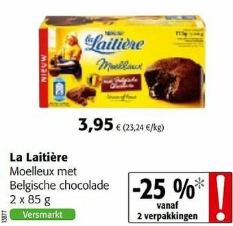 Colruyt La laitière moelleux met belgische chocolade aanbieding