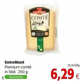 Colruyt Entremont premium comté aanbieding