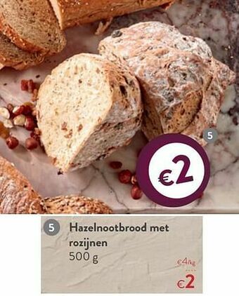OKay Hazelnootbrood met rozijnen aanbieding