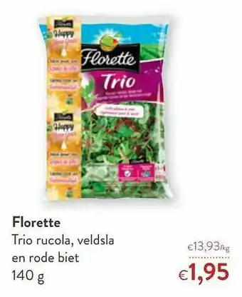 OKay Florette trio rucola, veldsla en rode biet aanbieding