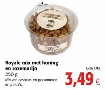Colruyt Royale mix met honing en rozemarijn aanbieding