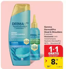 Carrefour Market Gamma DermaXPro head&shoulders aanbieding