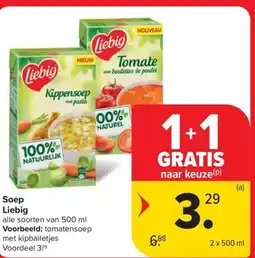 Carrefour Market Soep Liebig aanbieding