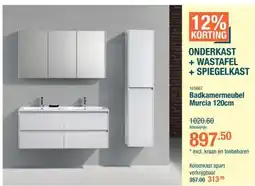 Cevo Onderkast + wastafel + spiegelkast aanbieding