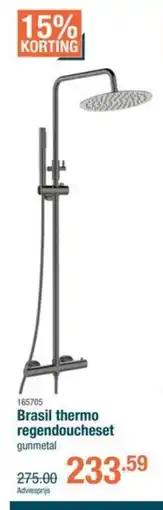 Cevo Brasil thermo regendoucheset aanbieding