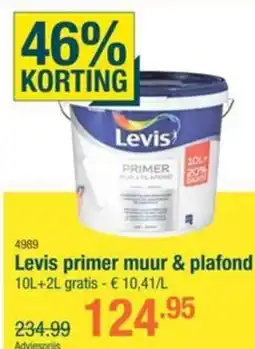 Cevo Levis primer muur & plafond Levis primer muur & plafond aanbieding