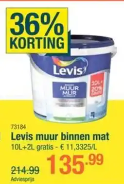 Cevo Levis muur binnen mat aanbieding
