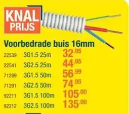 Cevo Voorbedrade buis 16mm aanbieding