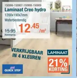 Cevo Laminaat Creo hydro aanbieding