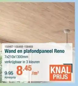 Cevo Wand en plafondpaneel Reno aanbieding