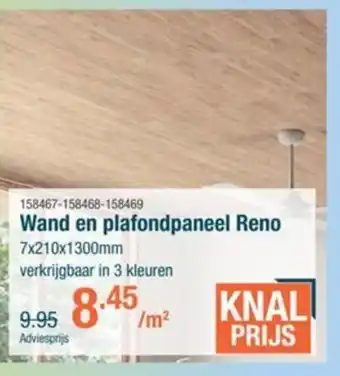 Cevo Wand en plafondpaneel Reno aanbieding