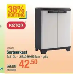 Cevo Sorteerkast aanbieding