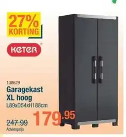 Cevo Garagekast XL hoog aanbieding