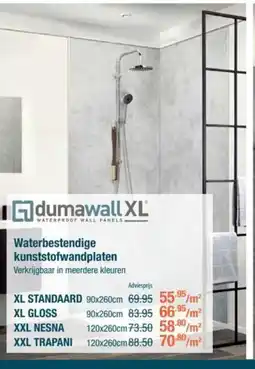 Cevo Waterbestendige kunststofwandplaten aanbieding