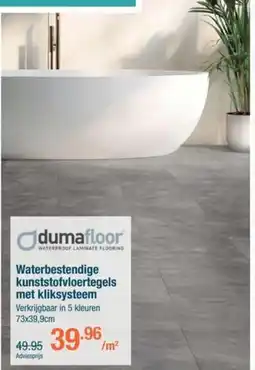 Cevo Waterbestendige kunststofvloertegels met kliksysteem aanbieding