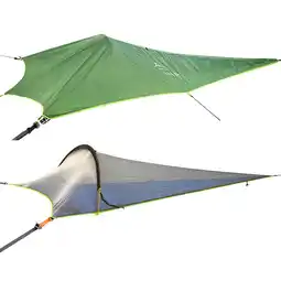 Decathlon Vliegende tent boomtent UNA 1 persoonstent trekking bivak hangmat 2kg licht aanbieding