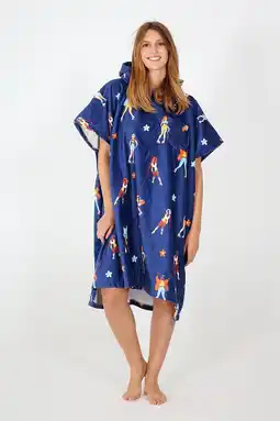 Decathlon Surfponcho voor volwassenen - Quad - Night aanbieding