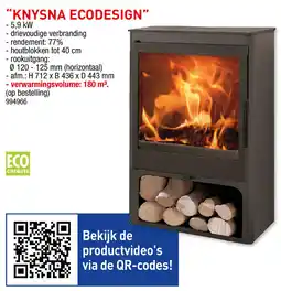 Hubo Knysna Ecodesign houtkachels aanbieding