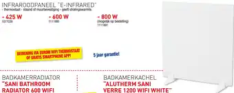 Hubo Infraroodpaneel E-infrared aanbieding