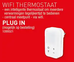 Hubo Wifi thermostaat plug in aanbieding