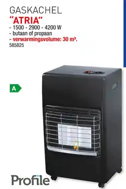 Hubo Profile gaskachel Atria aanbieding