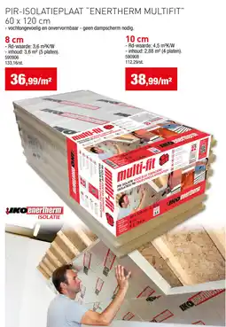 Hubo Pir-isolatieplaat enertherm multifit aanbieding