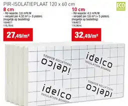 Hubo Pir-isolatieplaat aanbieding