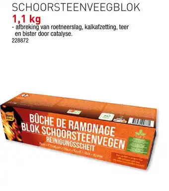 Hubo Schoorsteenveegblok aanbieding