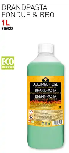 Hubo Brandpasta fondue & bbq aanbieding