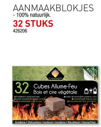 Hubo Aanmaakblokjes aanbieding