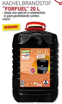 Hubo Kachelbrandstof forfuel aanbieding
