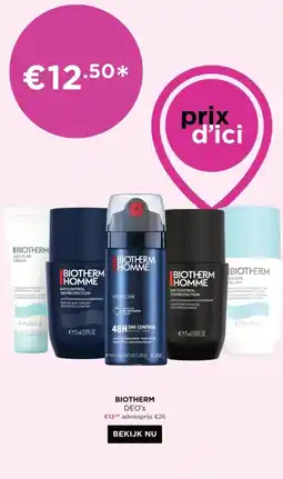 ICI PARIS XL Biotherm deo's aanbieding