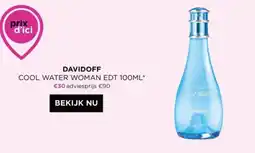 ICI PARIS XL Davidoff cool water woman EDT aanbieding