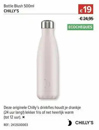 AS Adventure Bottle blush chilly’s aanbieding