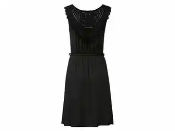 Lidl ESMARA® Jurk met elastische taille (M (40/42), zwart) aanbieding