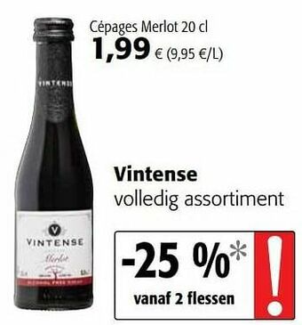 Colruyt Vintense cépages merlot aanbieding