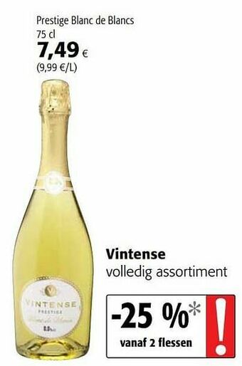 Colruyt Vintense prestige blanc de blancs aanbieding