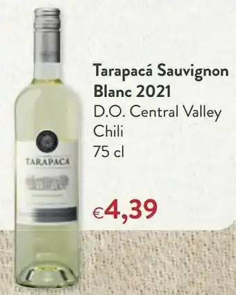 OKay Tarapacá sauvignon blanc 2021 d.o. central valley chili aanbieding