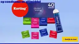 Bol.com Op condooms en glijmiddel aanbieding