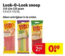 Kruidvat Look-O-Look snoep aanbieding