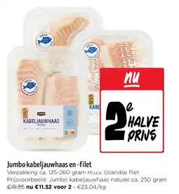 Jumbo Jumbo kabeljauwhaas en -filet aanbieding