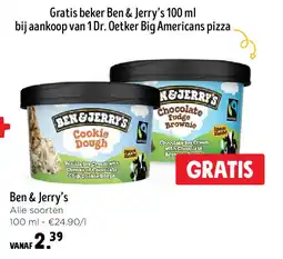 Jumbo Ben & Jerry’s aanbieding