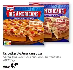 Jumbo Dr. Oetker Big Americans pizza aanbieding