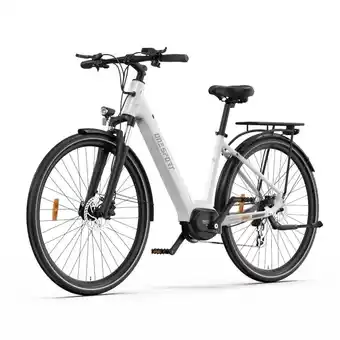 Decathlon ONESPORT OT07 Elektrische fiets - 250W 36V10.4AH 27.5 inch banden - Wit aanbieding