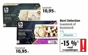 Colruyt Boni selection luxestronk of feeststronk aanbieding