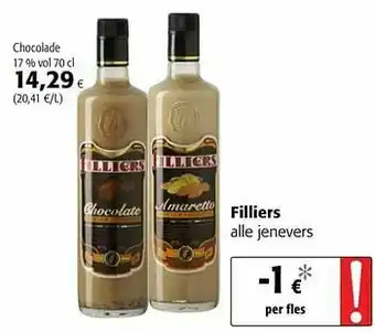 Colruyt Filliers chocolade aanbieding